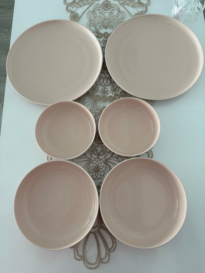 Pastel pembe Yemek Takımı - Görsel 3