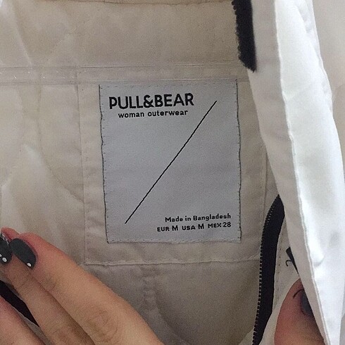 m Beden Pull and bear kanguru cep mont