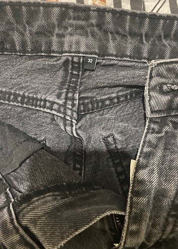 Wide leg siyah jeans pantolon trendyol - Görsel 4