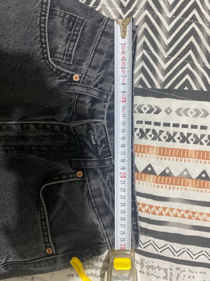 Wide leg siyah jeans pantolon trendyol - Görsel 5