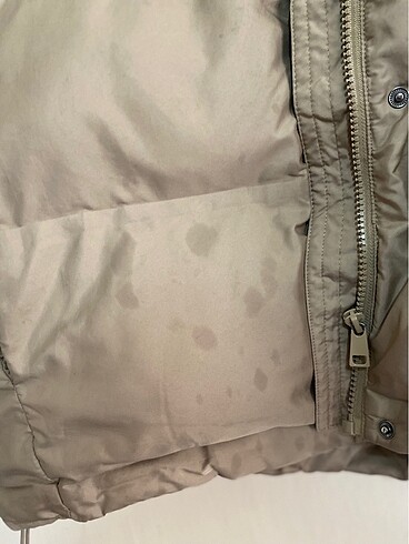 Defacto kapüşonlu şişme mont kahve bej - Görsel 5