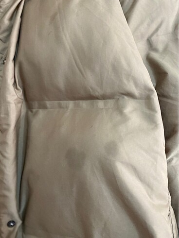 Defacto kapüşonlu şişme mont kahve bej - Görsel 6