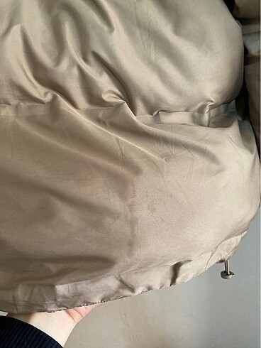 Defacto kapüşonlu şişme mont kahve bej - Görsel 10