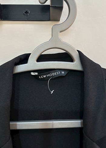 Siyah Uzun Kadın Blazer Ceket - Görsel 3