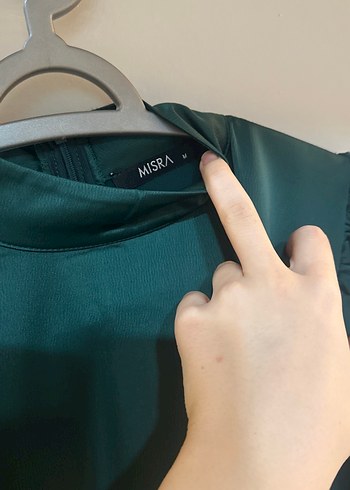 Kemerli Yeşil Kadın Elbise/Abiye - Görsel 4