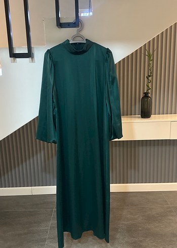 Kemerli Yeşil Kadın Elbise/Abiye - Görsel 2
