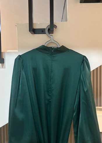 Kemerli Yeşil Kadın Elbise/Abiye - Görsel 5