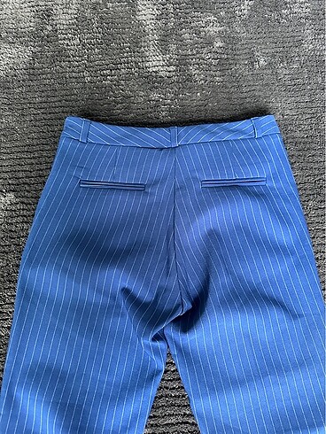 Diğer Çizgili mavi pantolon