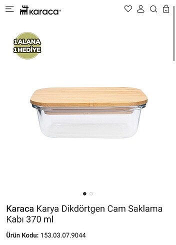 Karaca muadili saklama kabı