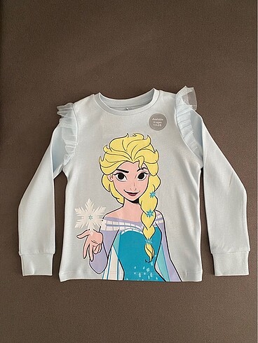 4 Yaş Beden Disney Lisanslı Elsa Tütü Pijama Takımı