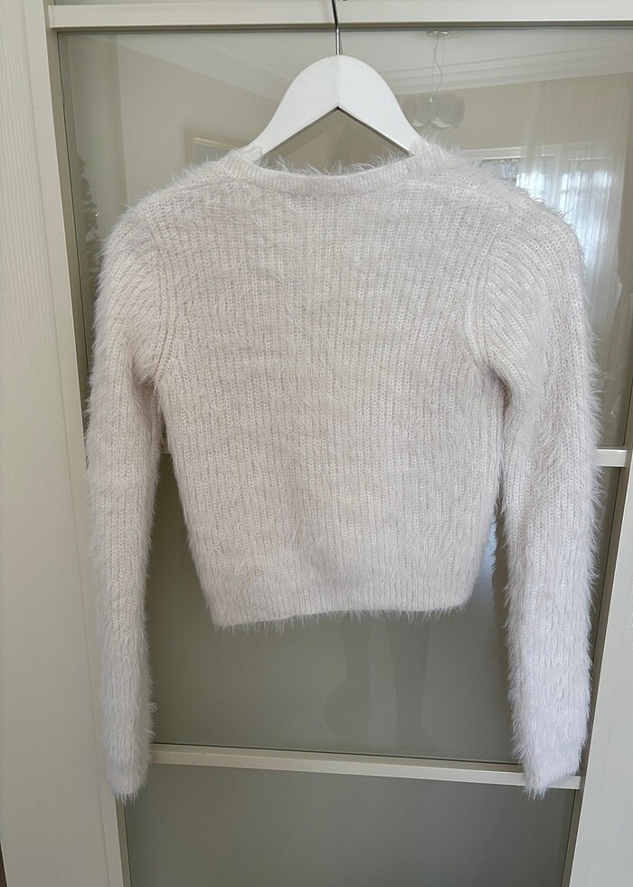 Zara beyaz kazak - Görsel 3