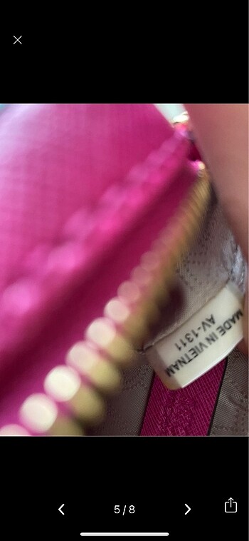 Michael kors pembe çanta - Görsel 5