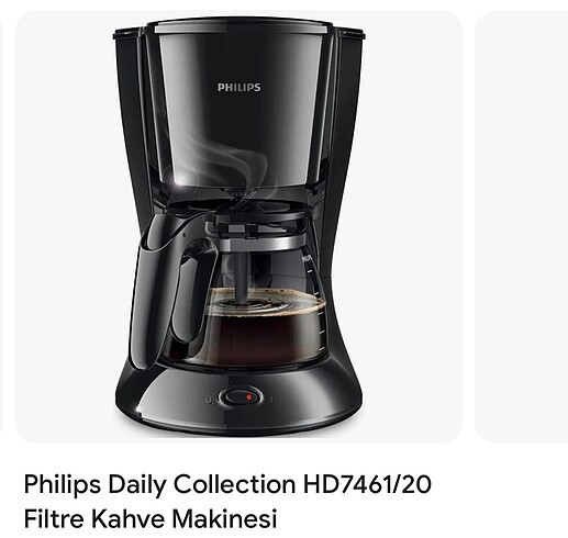 Philips filtre kahve makinesi