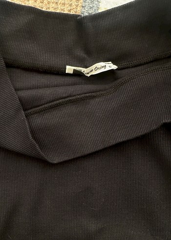 Siyah Uzun Kollu Kayık Yaka Bluz - Görsel 2