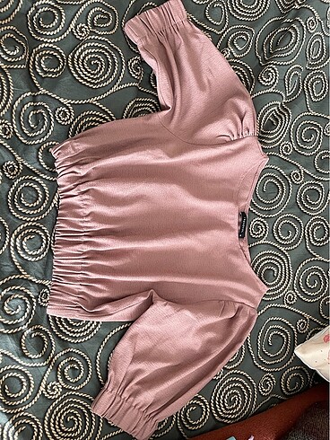 Trendyol & Milla Gül Kurusu Şık Crop