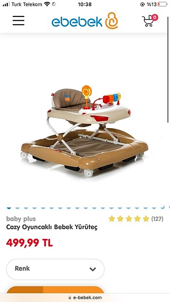 Baby plus yürüteç