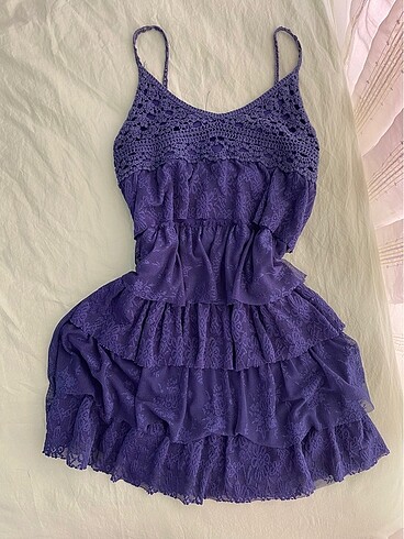 vintage coquette mini elbise