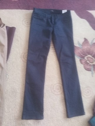 lâcivert keten pantalon 