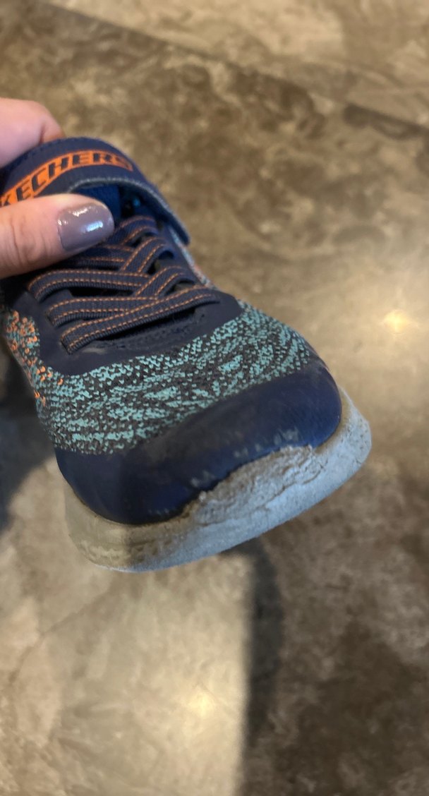 Mavi Erkek Çocuk Yılan Desenli Spor Ayakkabı - Görsel 3