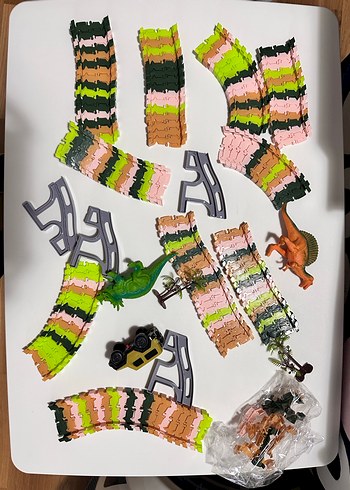 Renkli Dinozor Temalı Yap-boz Çocuk Oyun - Görsel 3