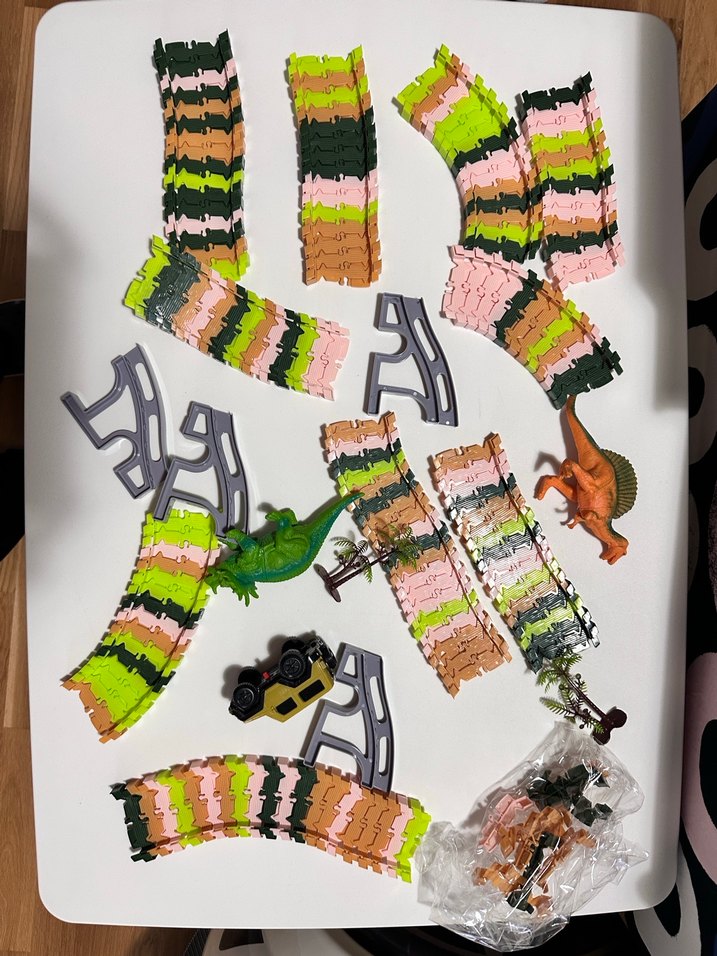 Renkli Dinozor Temalı Yap-boz Çocuk Oyun - Görsel 3