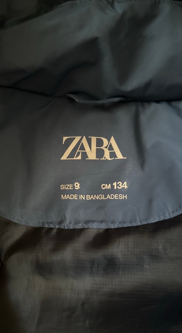 Zara Kapüşonlu Koyu Mavi Erkek Mont - Görsel 2