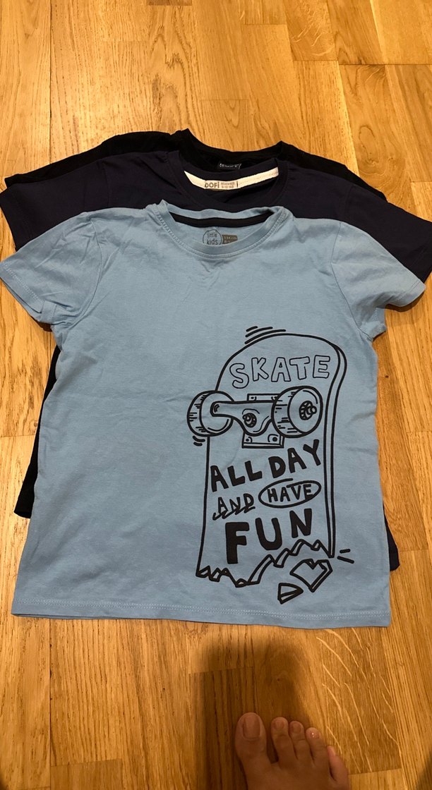 Erkek çocuk için 4 tişort 1 şort - Görsel 5