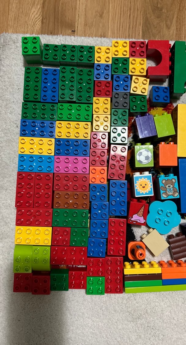 Renkli Lego Duplo Blok Seti (114 parca) - Görsel 2