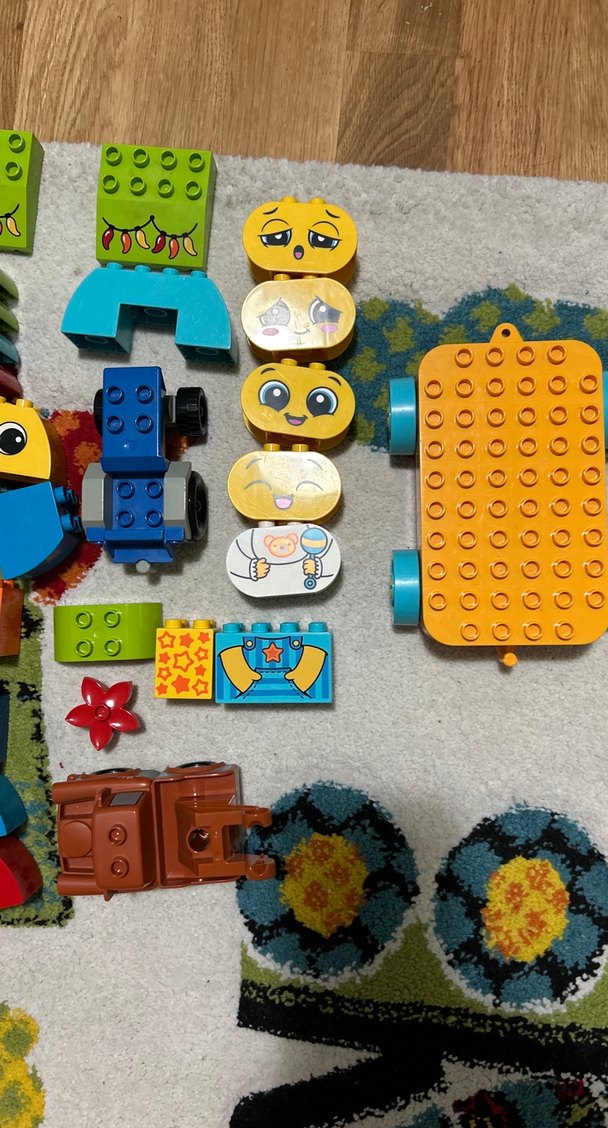 Renkli Lego Duplo Blok Seti (114 parca) - Görsel 4