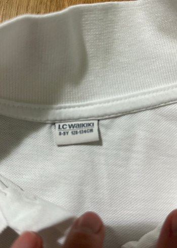 Beyaz Erkek Çocuk Kısa Kollu Polo Yaka Tişört - Görsel 2