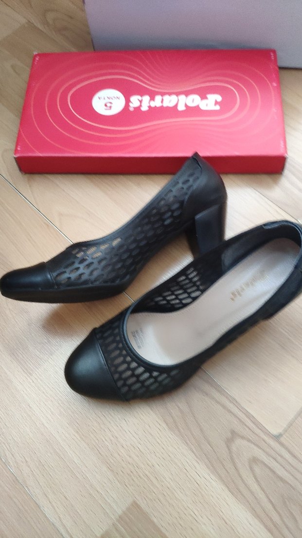 Siyah Dantel Detaylı Gotik Blok Topuklu Stiletto - Görsel 5