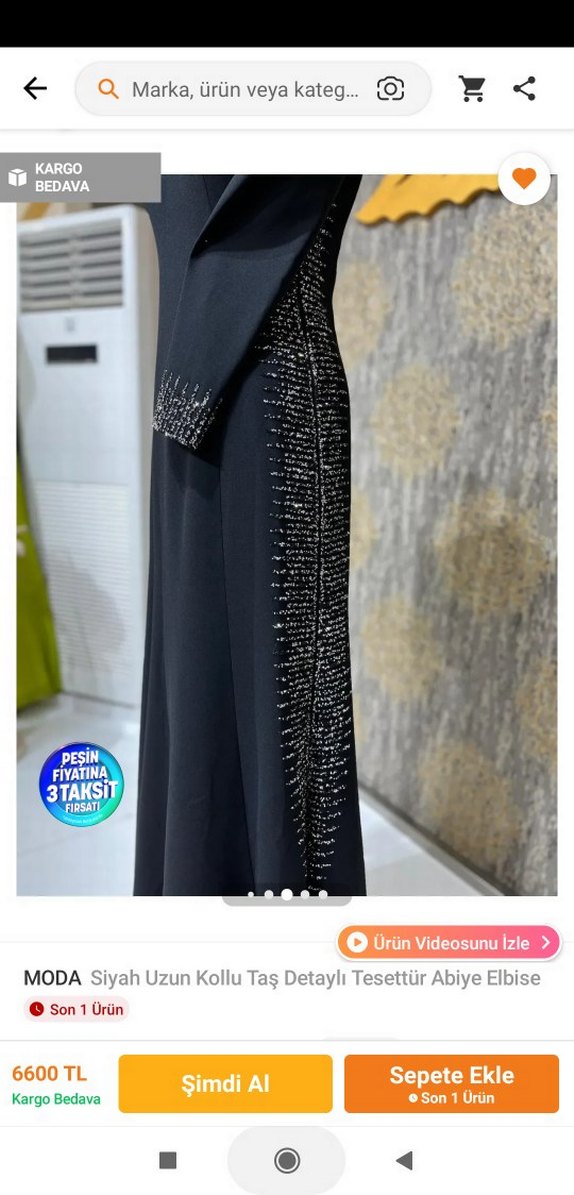 Siyah Uzun Kollu Gotik Kadın Elbise - Görsel 3