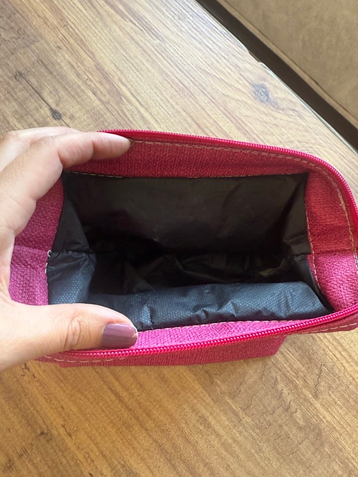 Pembe Makyaj Çantası - Görsel 3