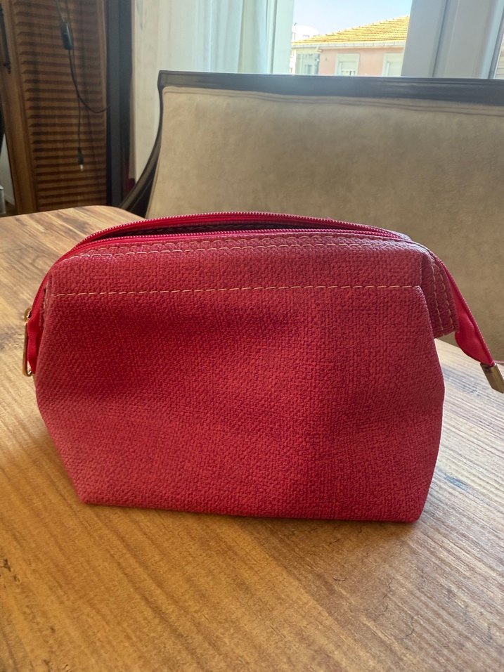 Pembe Makyaj Çantası - Görsel 2