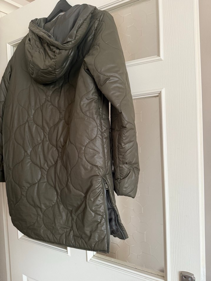 Stradivarius Haki Kadın Mont - Görsel 4