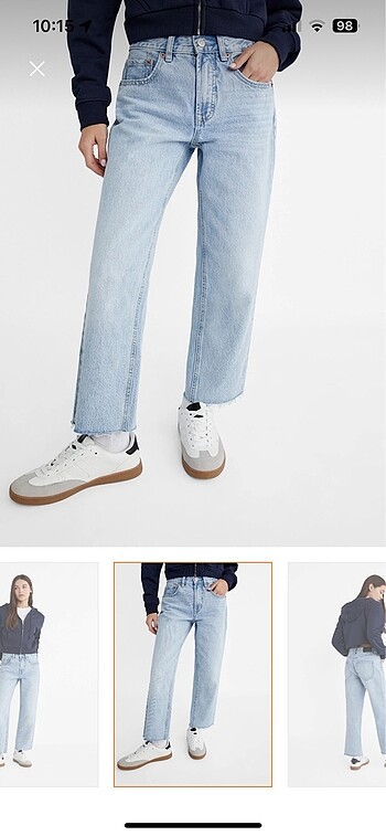 Stradivarius Stradivarius crop jean