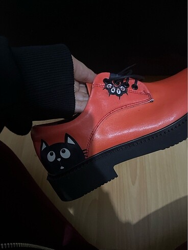 38 Beden turuncu Renk Loafer