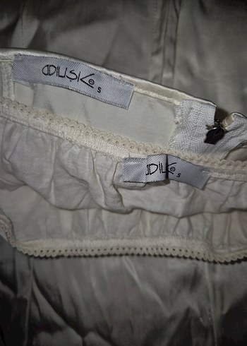 Beyaz Straplez Uzun Abiye Elbise - Görsel 9