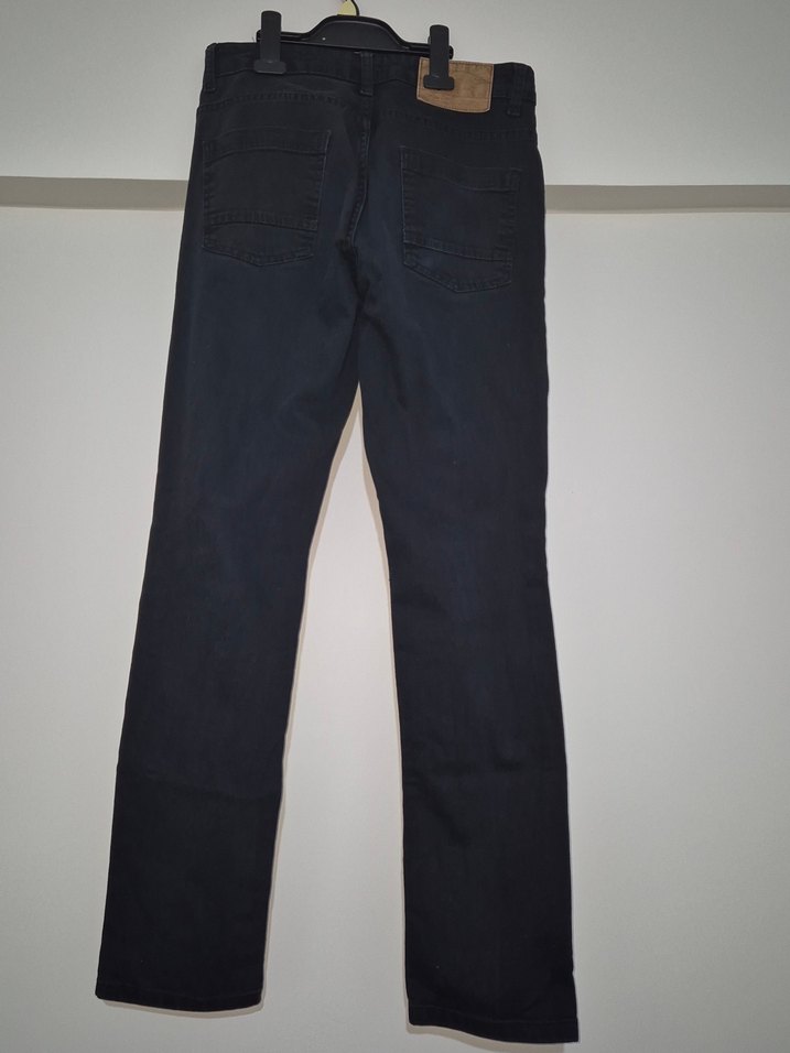 Erkek Siyah Regular Fit Kot Pantolon - Görsel 2