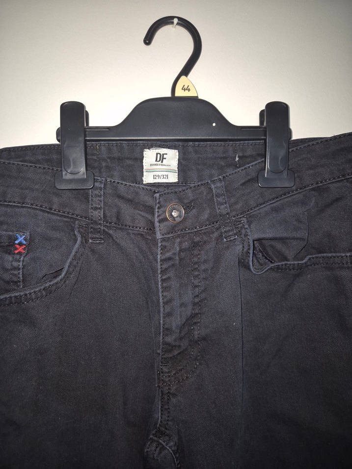 Erkek Siyah Regular Fit Kot Pantolon - Görsel 3