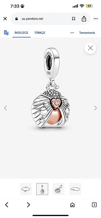 Pandora Charm