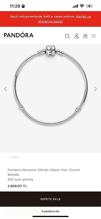 Pandora Pandora Bileklik
