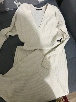 Zara triko baharlık elbise
