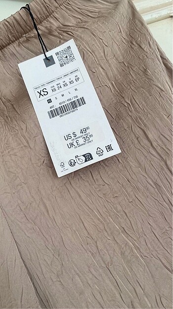 xs Beden Zara pantolon