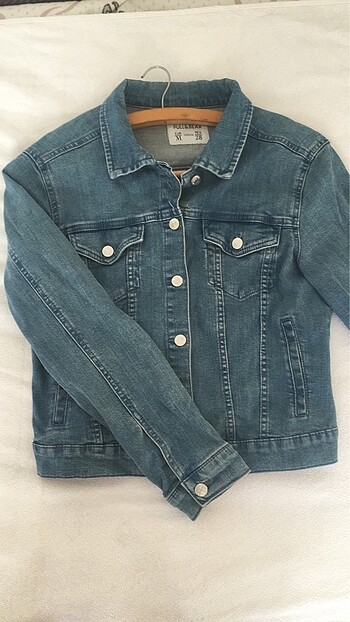Eski sezon pull&bear mavi kot ceket