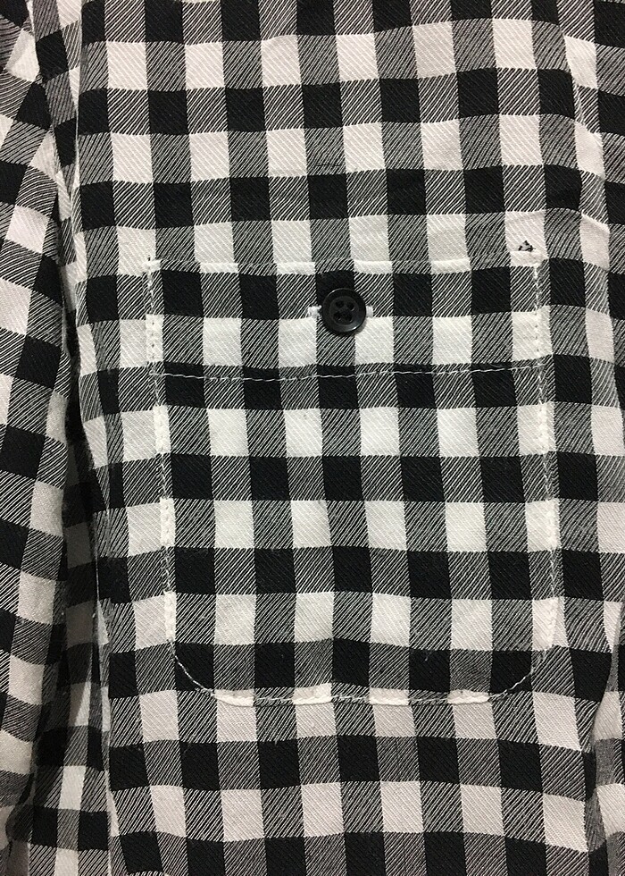 Mudo uzun kollu ekoseli gömlek - Görsel 3