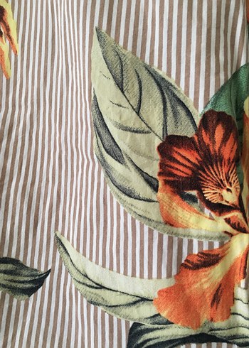 Çiçek Desenli Kemerli Bohem Mini Pantolon - Görsel 3