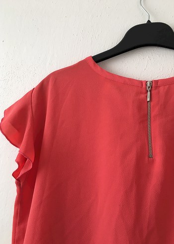 Narçiçeği Kısa Kollu Basic Bluz - Görsel 2