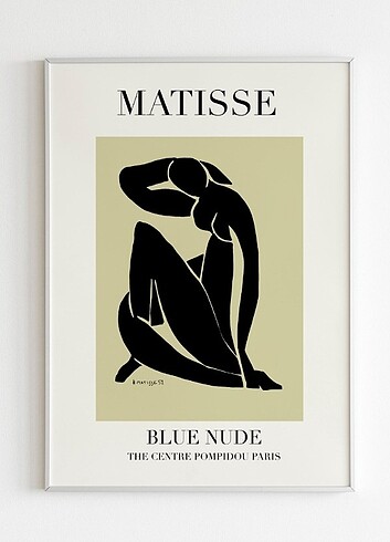 Matisse, blue nude, black nude