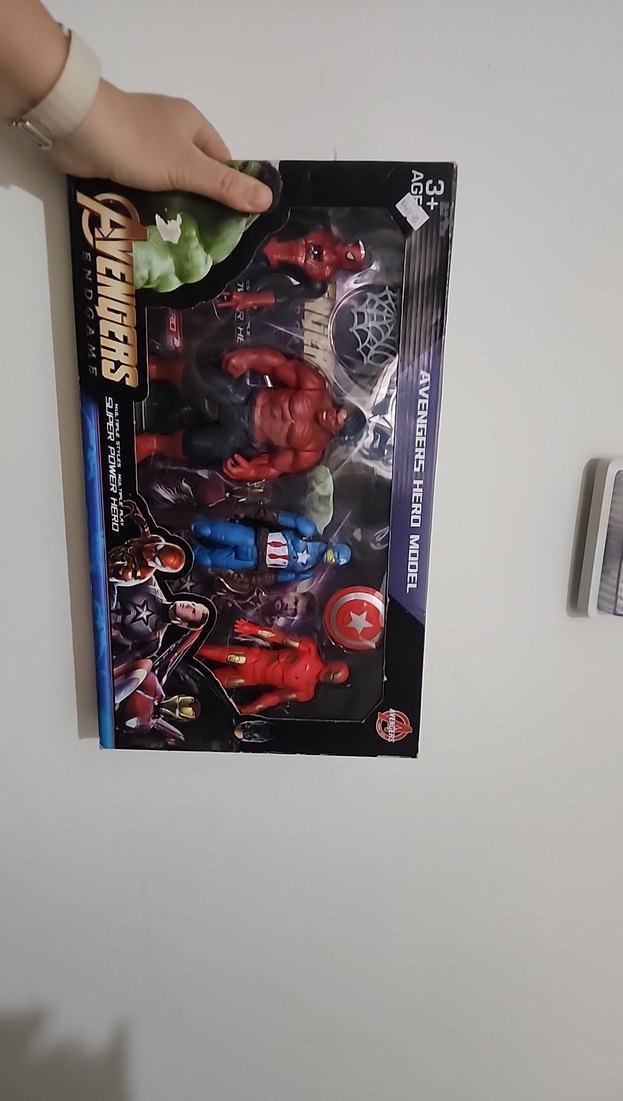 Kırmızı Avengers Figür Seti - Görsel 2